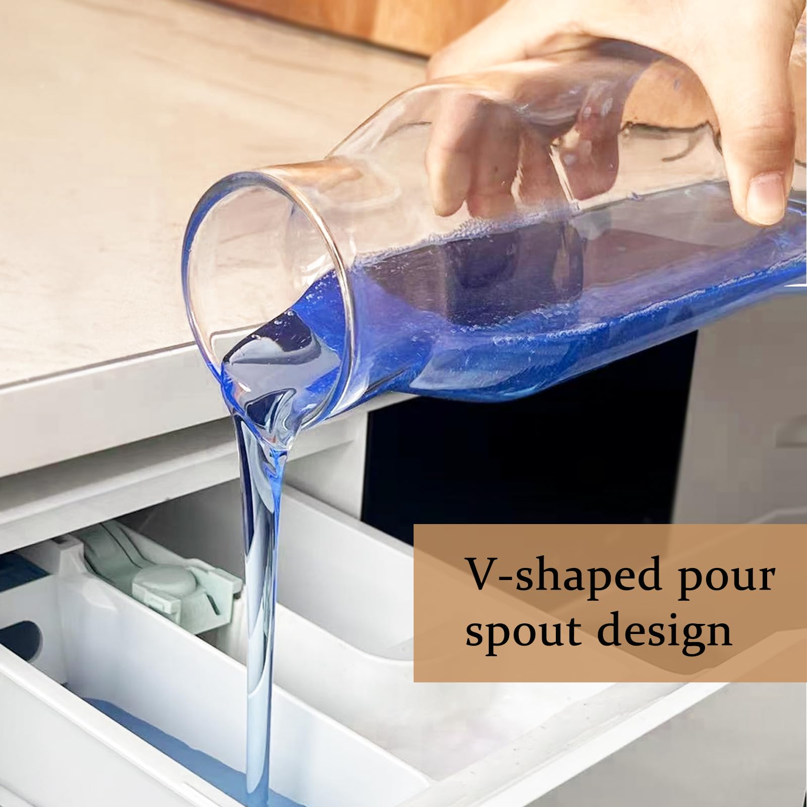 KOSKIMER airtight storage jars suited for kitchen and laundry organization.