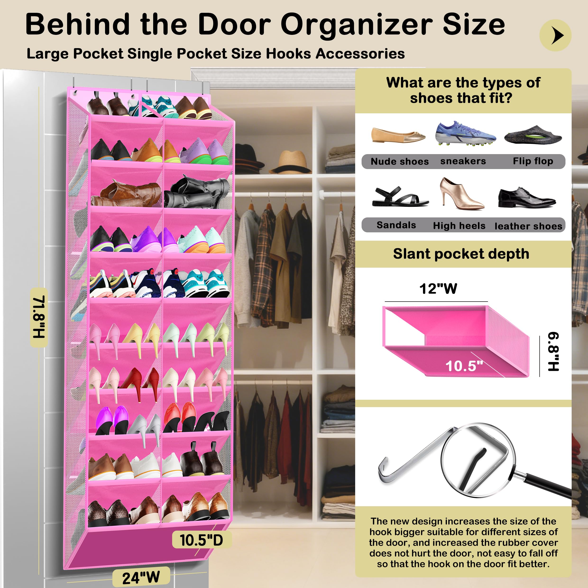 Kotkn hex mesh sides promote airflow to keep shoes fresh.