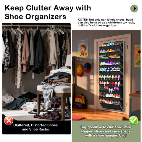 Kotkn tool-free installation fits most standard doors.