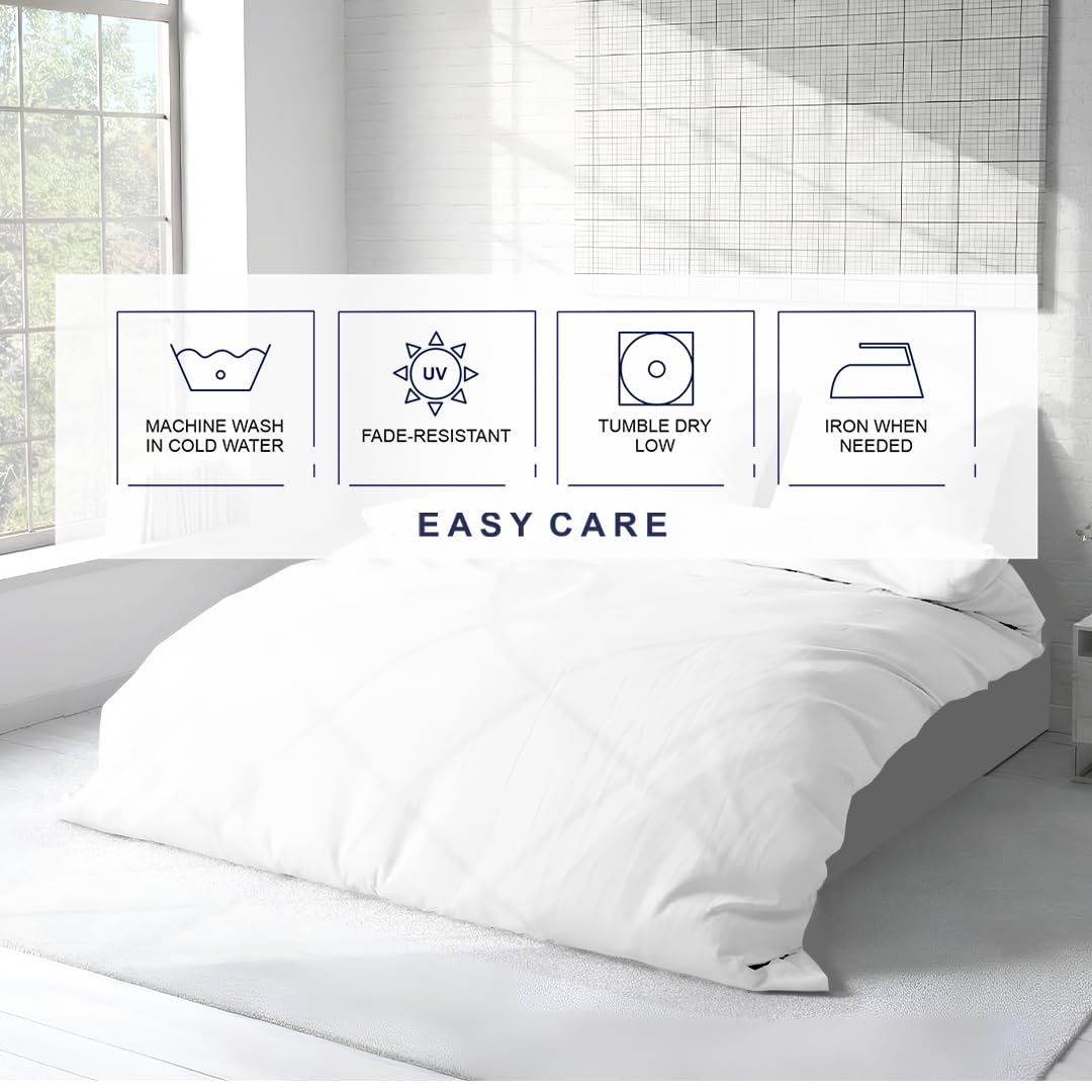 Kotton Culture duvet cover with easy-care, fade-resistant finish for long-lasting elegance.