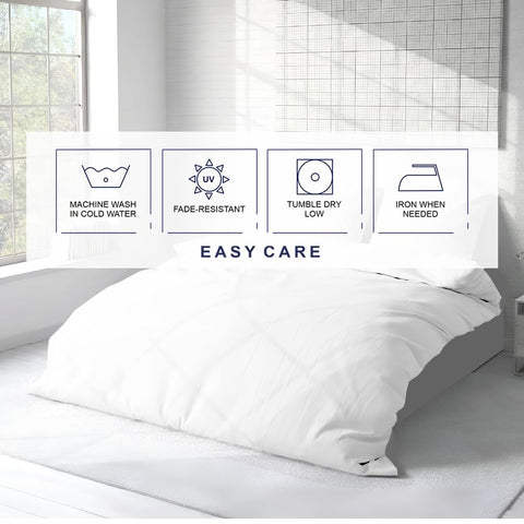 Kotton Culture easy-care fabric resists fading and shrinking for lasting elegance.