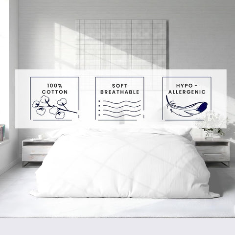 Luxurious Kotton Culture duvet cover with soft, breathable fabric ideal for restful sleep.
