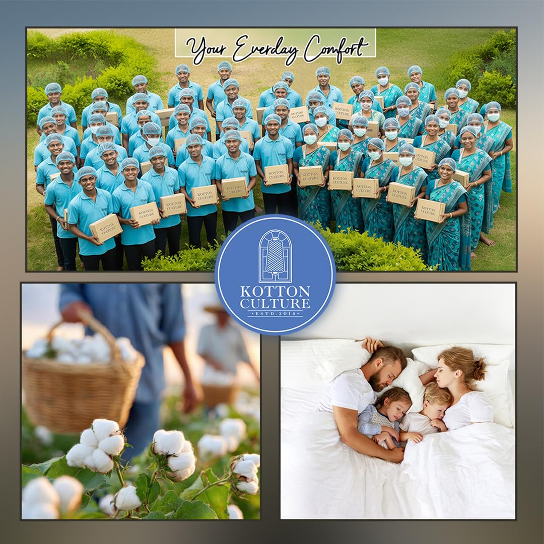 White Kotton Culture duvet cover on a bed scene highlighting clean, hotel-inspired styling.
