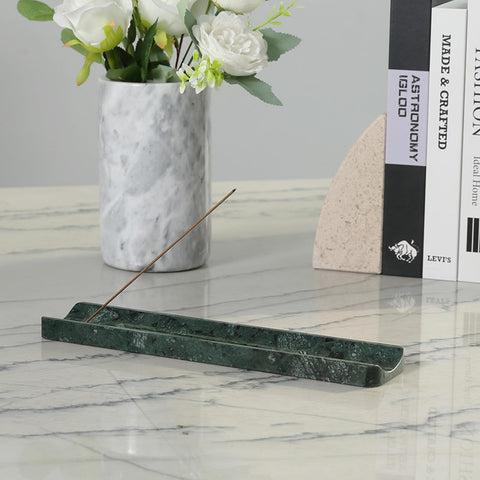 Koville incense holder features a non-slip bottom for furniture protection