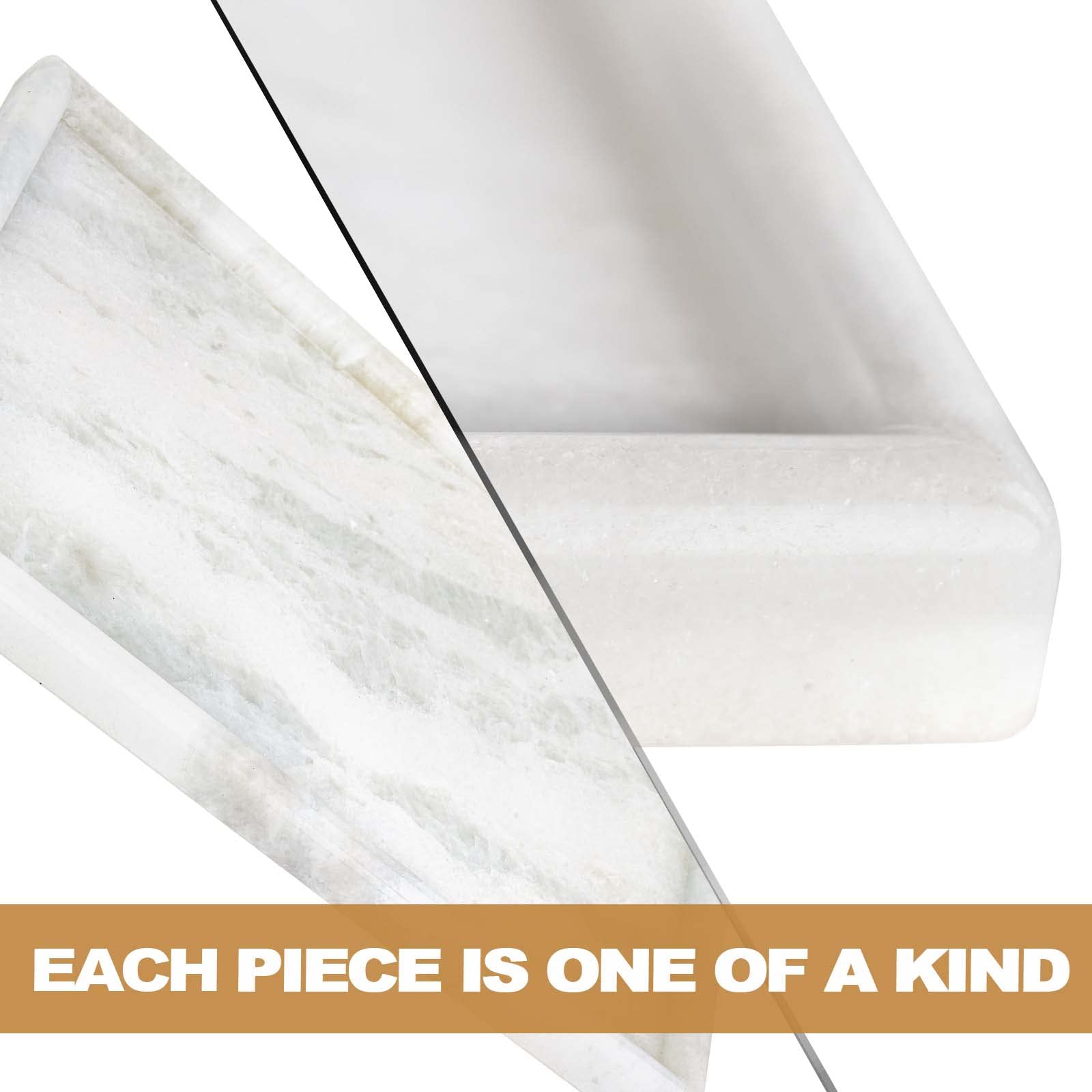 Koville marble tray bedroom dresser top for stylish organization
