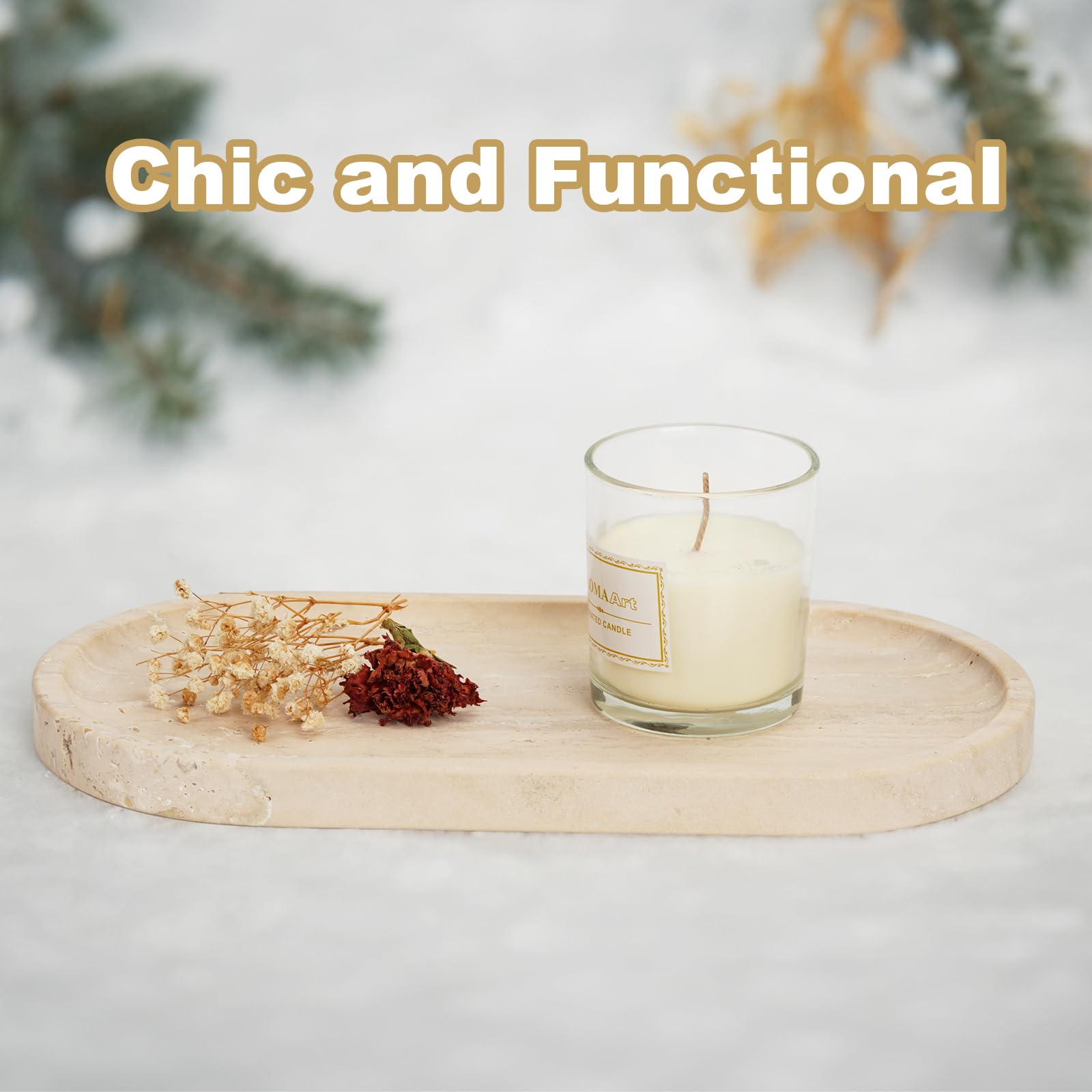 Koville Travertine Tray gift-ready packaging highlights premium presentation.