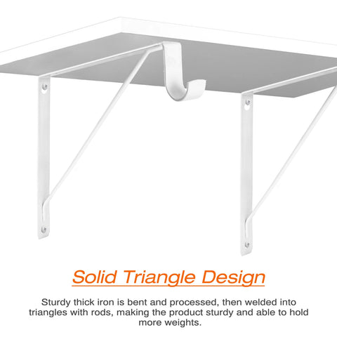KOVOSCH triangle-design bracket highlighting 11-inch length for strong support.