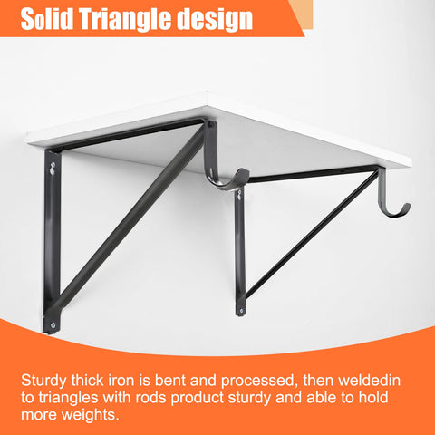 KOVOSCH wall-mounted shelf bracket securing an elevated storage area.