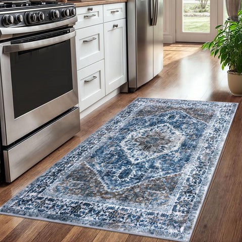 KOZYFLY Boho rug resists fading, maintaining color as it endures daily wear.