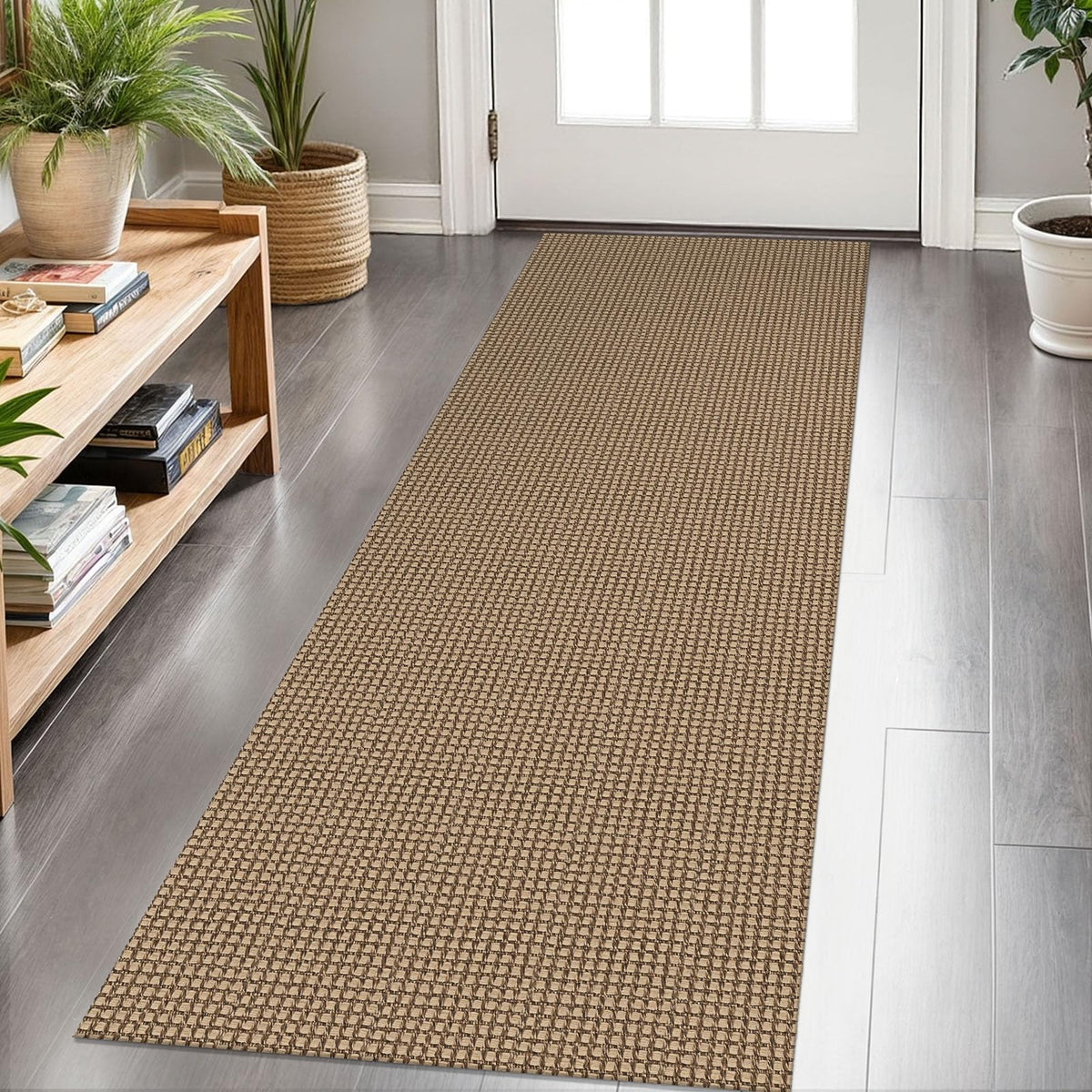 KOZYFLY boho runners for hallways with a non slip backing