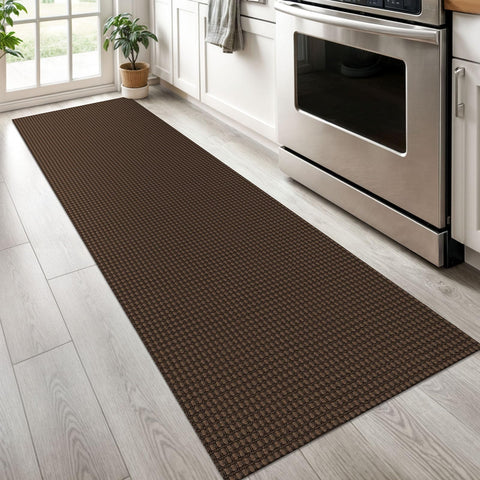 KOZYFLY cotton braided runner texture adds cozy farmhouse charm and durability.