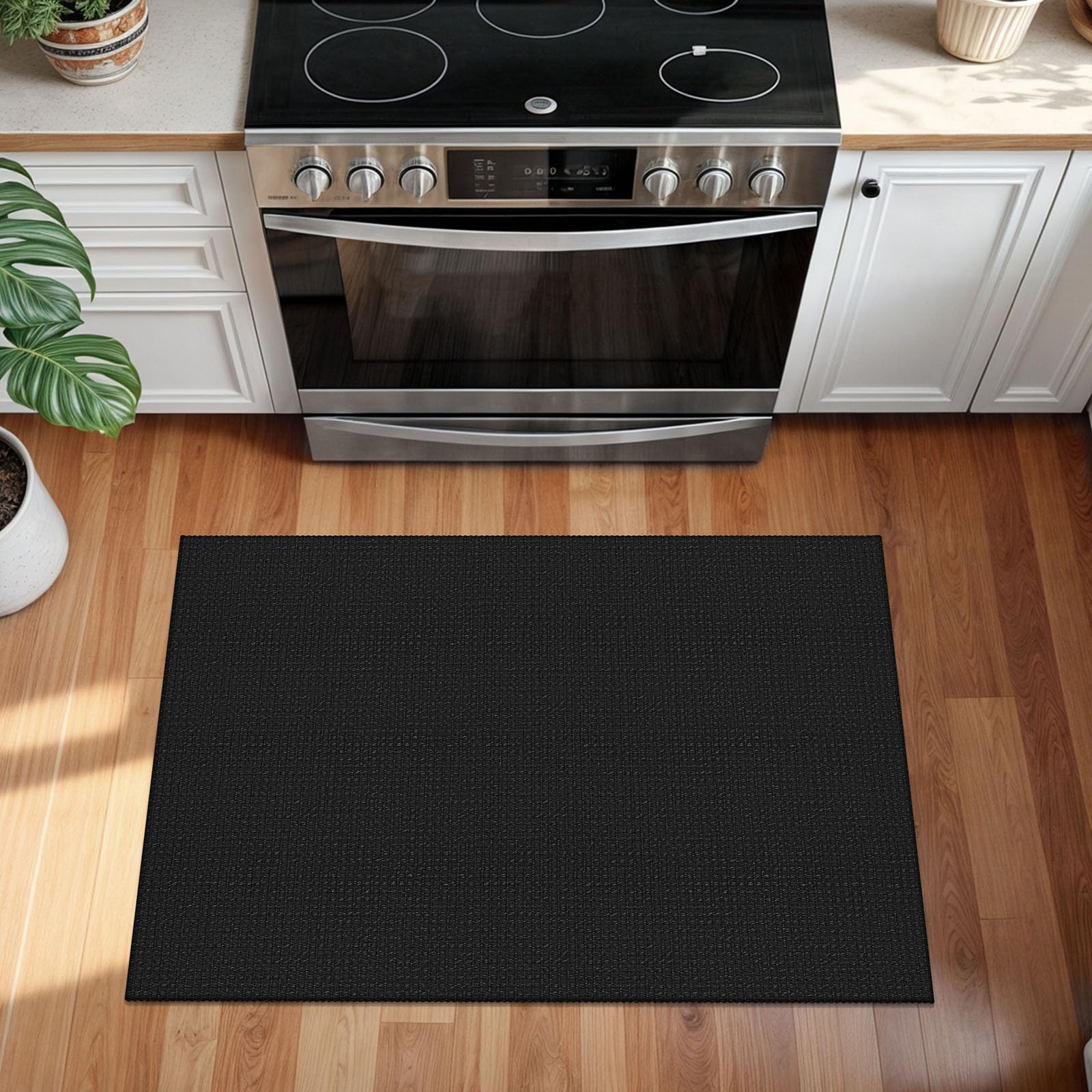 KOZYFLY entryway rug in cotton 24x36, soft feel underfoot.