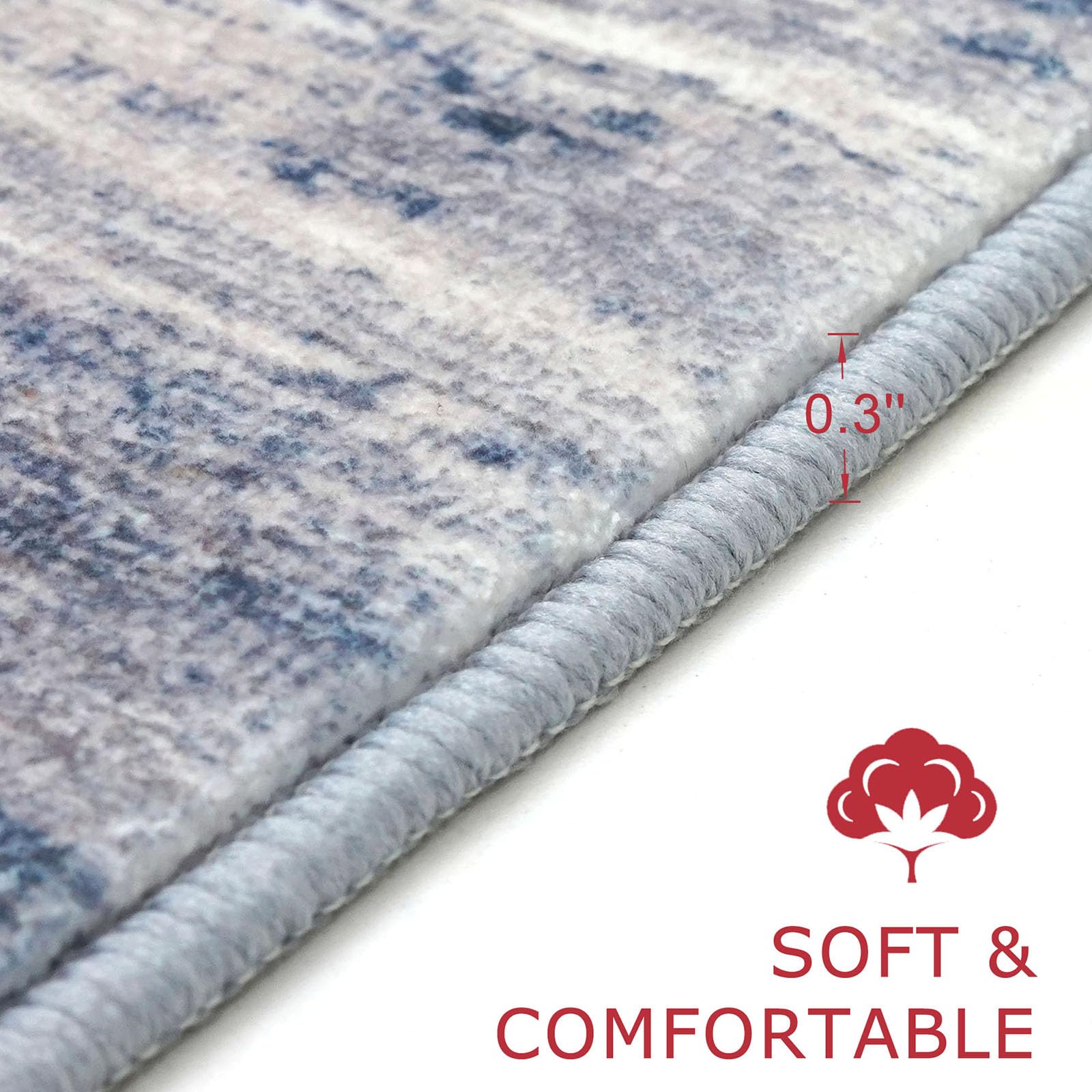 KOZYFLY foldable rug ships compactly and unfolds with ease.