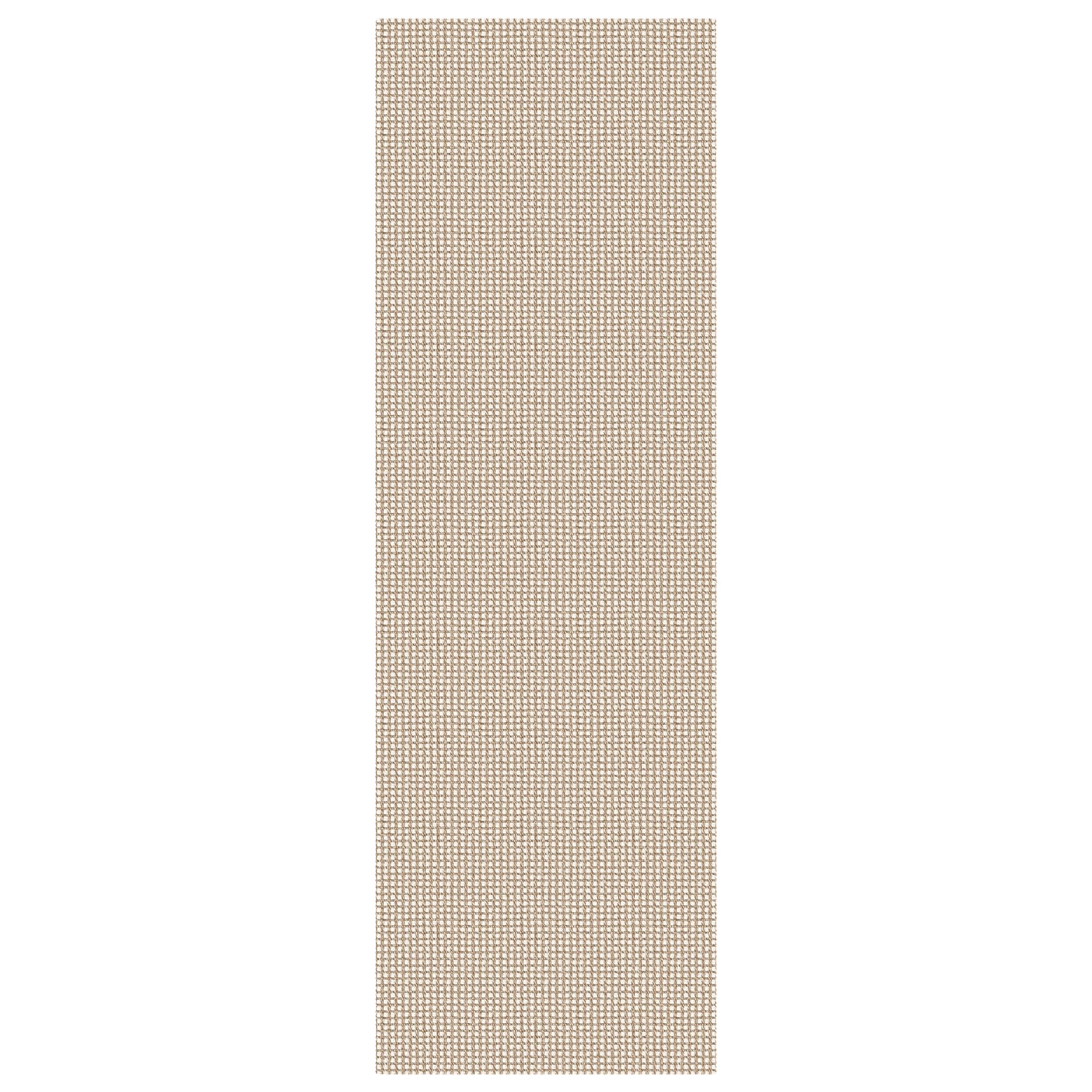 KOZYFLY ivory khaki-toned rug complements kitchen, hall, and bedroom decor.