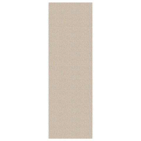 KOZYFLY ivory khaki-toned rug complements kitchen, hall, and bedroom decor.