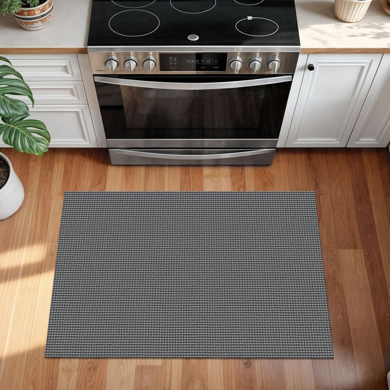 KOZYFLY door mat edge detail highlights reinforced stitching.