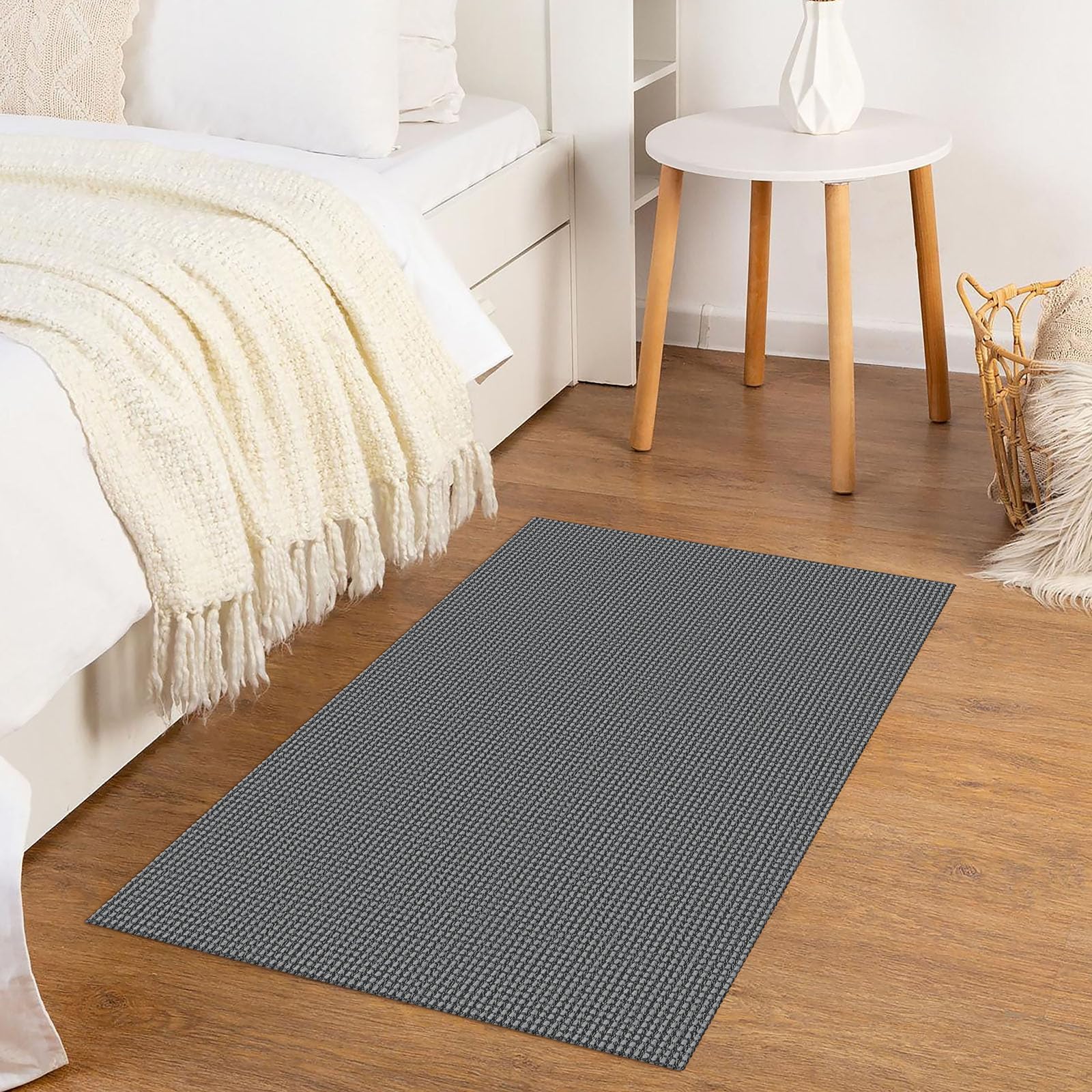 KOZYFLY door mat textured surface provides soft underfoot feel.