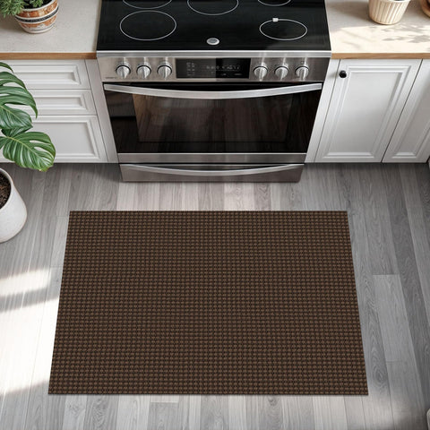 KOZYFLY mat with rubber backing provides non-slip stability on doors