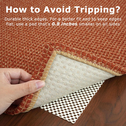 KOZYFLY kitchen rug is durable and washable for daily use