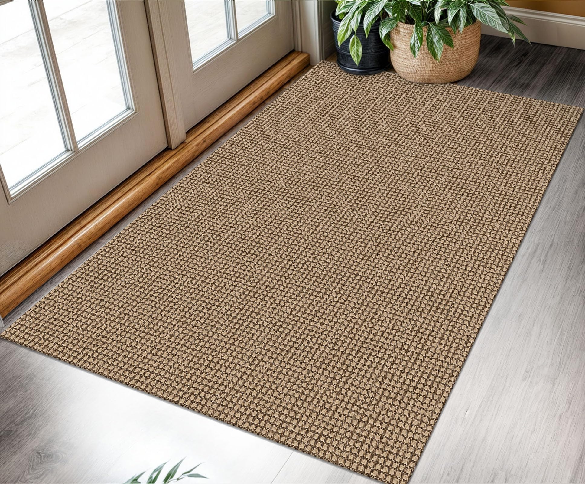 KOZYFLY cotton rug is machine washable for simple upkeep.