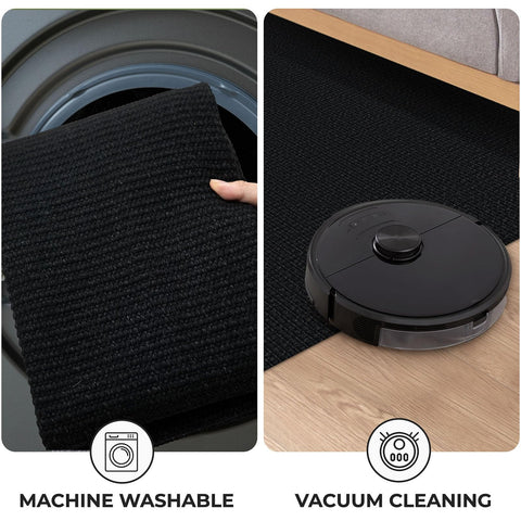 KOZYFLY machine washable rug simplifies cleaning routines.
