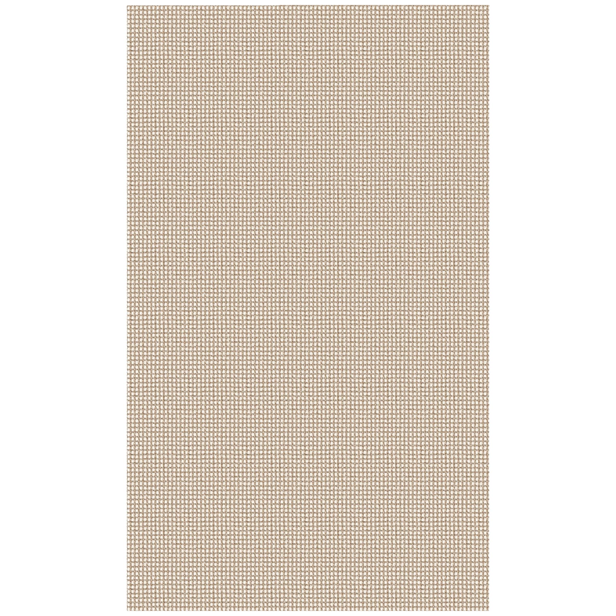 KOZYFLY ivory/khaki rug suits dining and living spaces with a light, airy feel.
