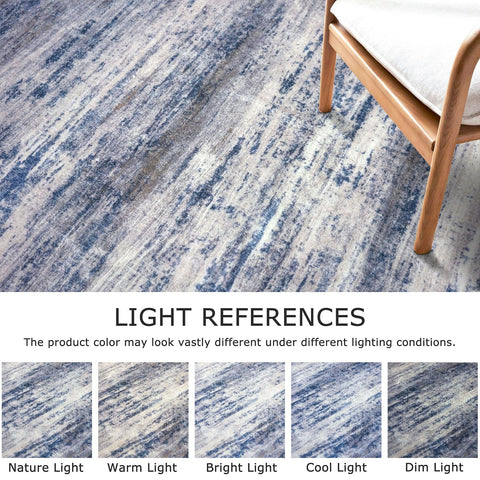 KOZYFLY premium recycled fiber rug resists pet hair and dust.