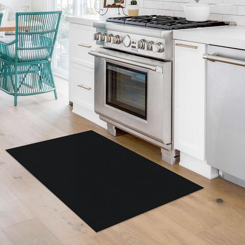 KOZYFLY rug non-slip backing demonstrates stability for high-traffic areas