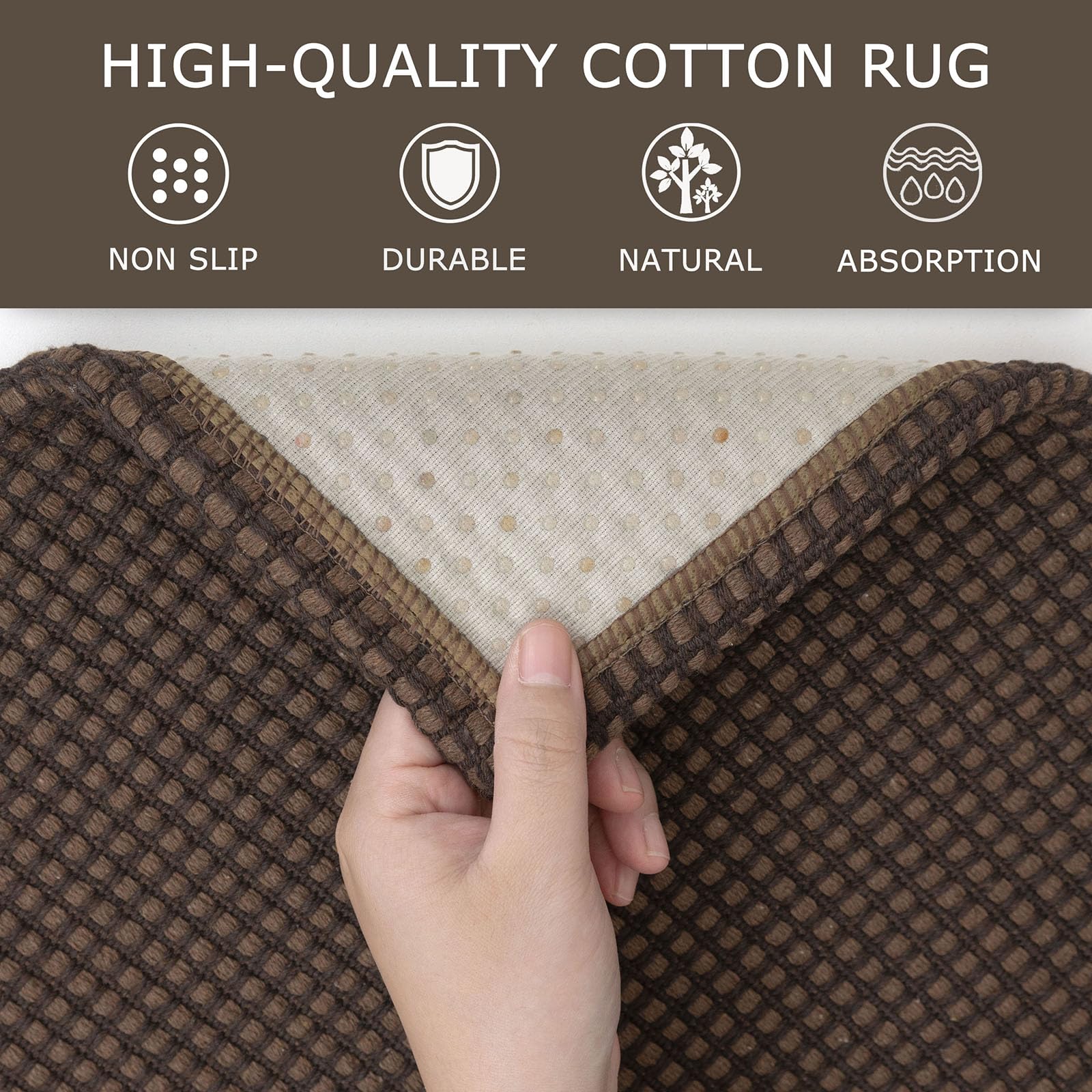 KOZYFLY Rugs-folded-packaging helps protect color and shape.
