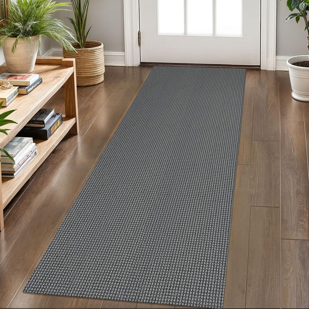 KOZYFLY hallway runner 2x6 ft top view helps plan corridor layout.