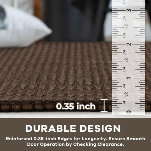 KOZYFLY Runners hallway edge details reflect careful craftsmanship and unique texture.