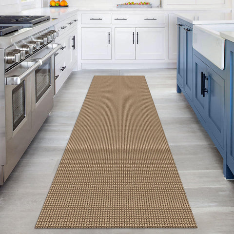 KOZYFLY Runners non-slip backing helps keep high-traffic hallways safer.