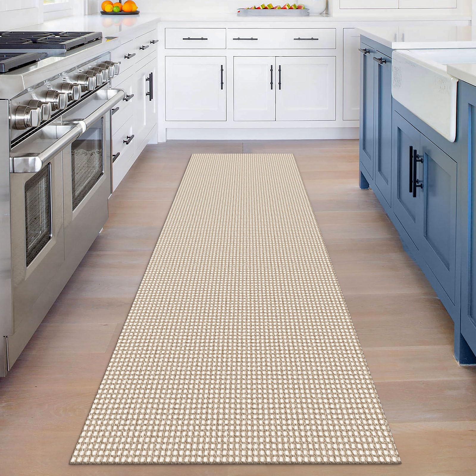 KOZYFLY rug with non-slip backing reduces slips in entryways
