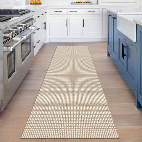KOZYFLY rug with non-slip backing reduces slips in entryways