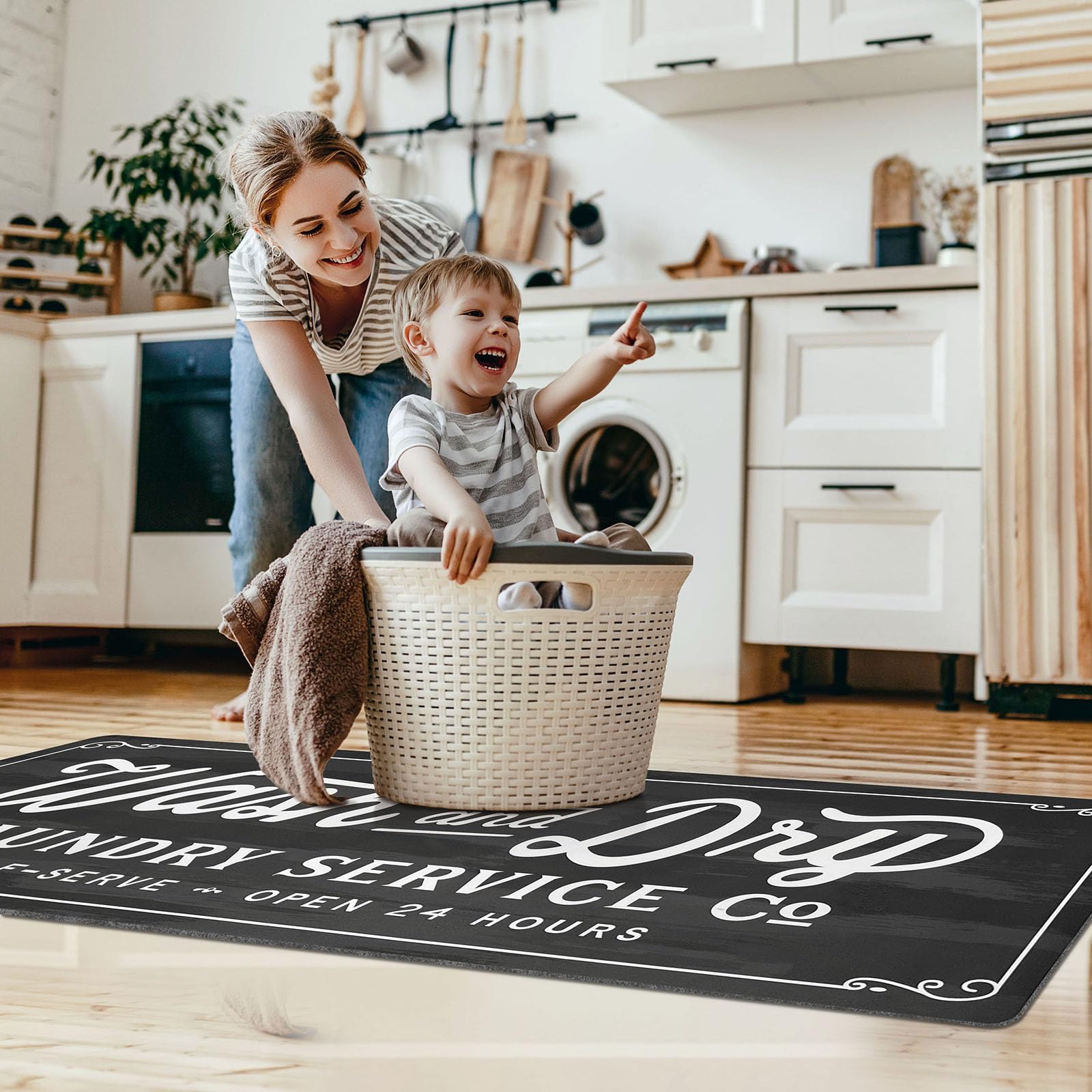 KOZYFLY waterproof, stain-resistant rug protects floors during spills.