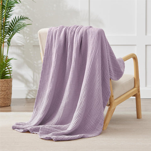 Kozyhvn easy-care cotton blanket designed for durable washing