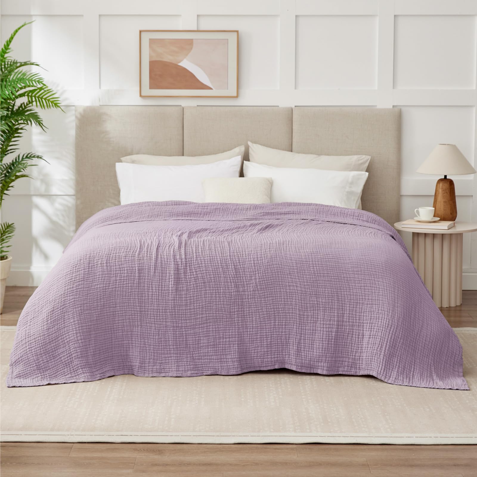 Kozyhvn gift-worthy muslin blanket for holidays