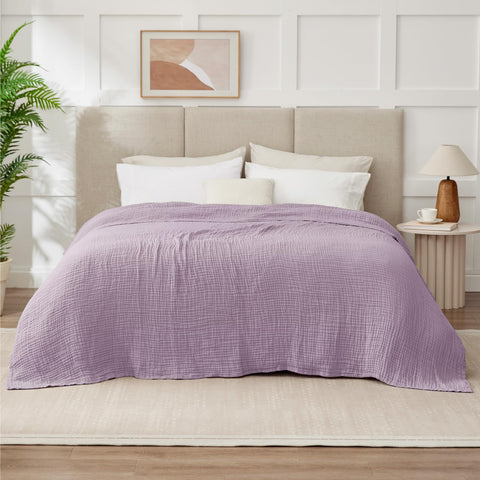 Kozyhvn gift-worthy muslin blanket for holidays