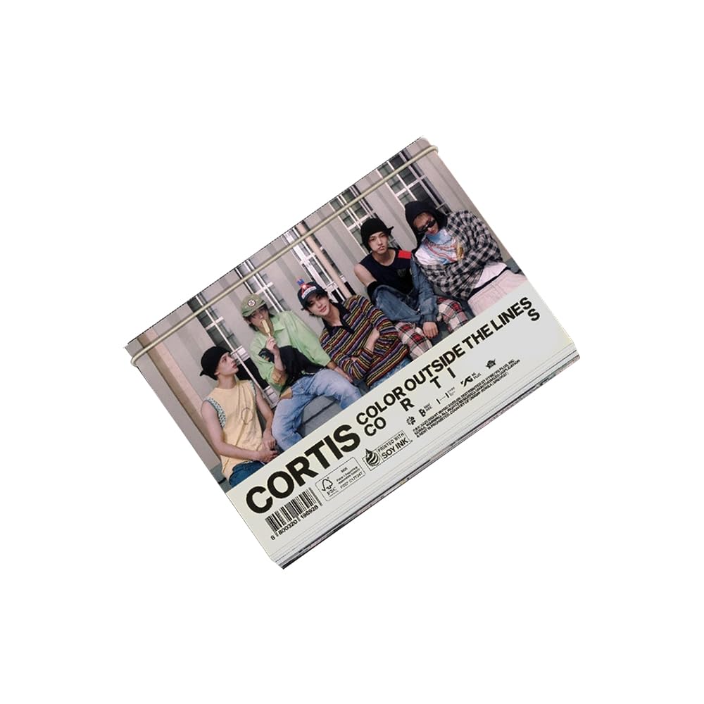 KPOP HEAVEN CORTIS 1st EP cover art for COLOR OUTSIDE THE LINES Scene 1 Ver.