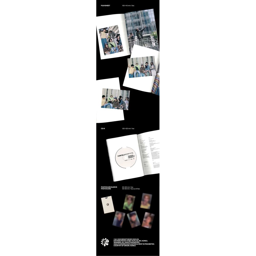 KPOP HEAVEN CORTIS CD-R with official tracks for portable listening.