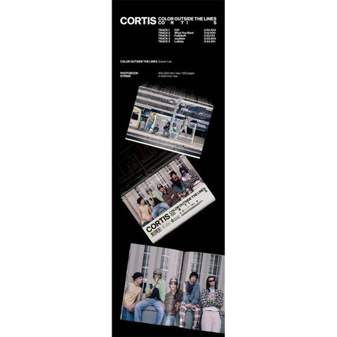 KPOP HEAVEN CORTIS film sheet trio adds collectible texture to display.