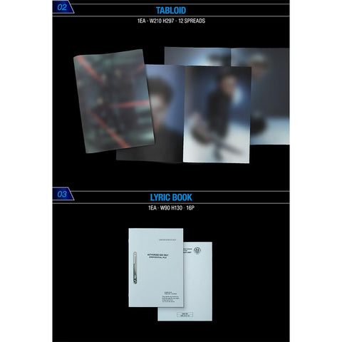 KPOP HEAVEN Enhypen The Sin Vanish Storm Ver tabloid features glossy pages for fans.