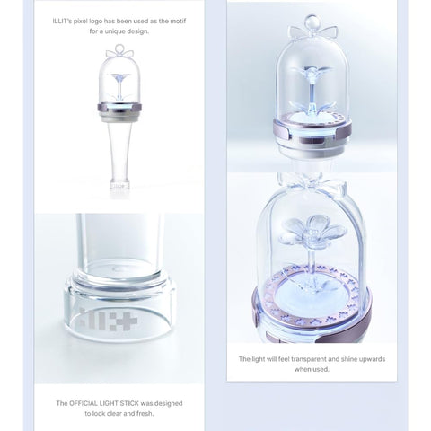 KPOP HEAVEN Illit dust bag protects the lightstick during travel and storage.