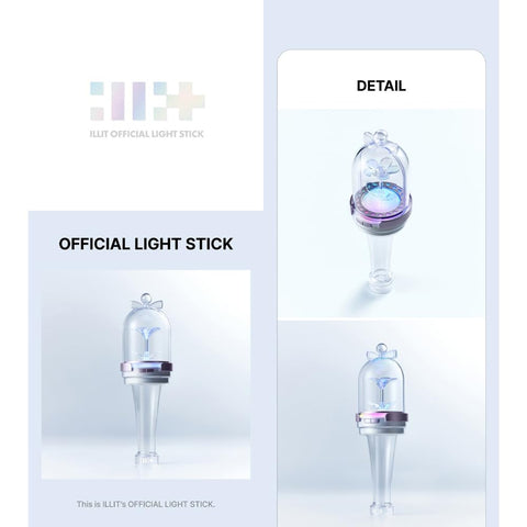 KPOP HEAVEN Illit lightstick parts set ready for quick assembly and customization.