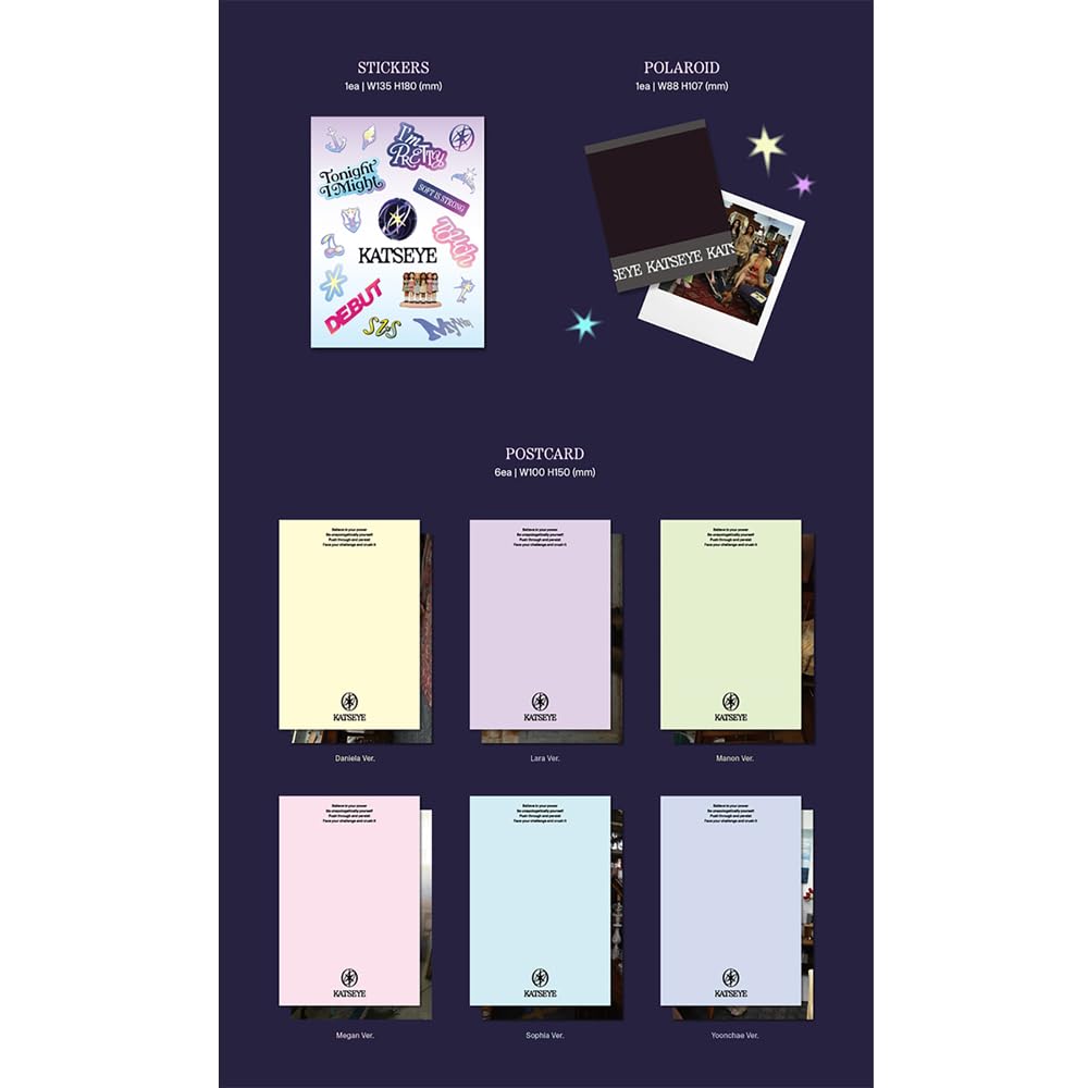 KPOP HEAVEN Katseye SoftVer Polaroid keepsake for fans