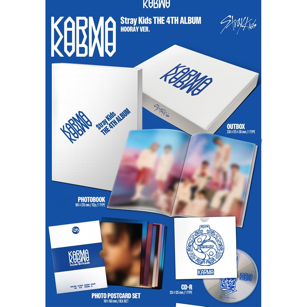KPOP HEAVEN KARMA HOORAY outbox with premium packaging for gifting