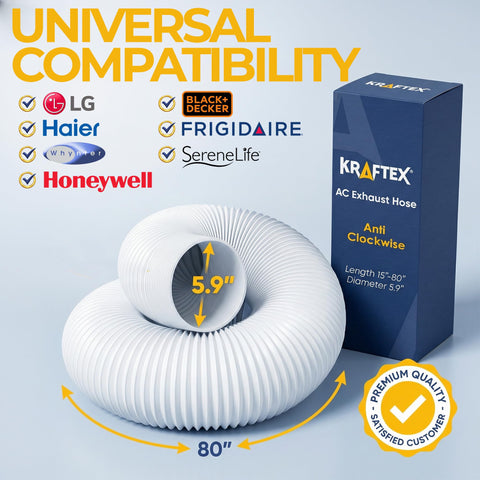 Kraftex hose compatible with LG and Delonghi models