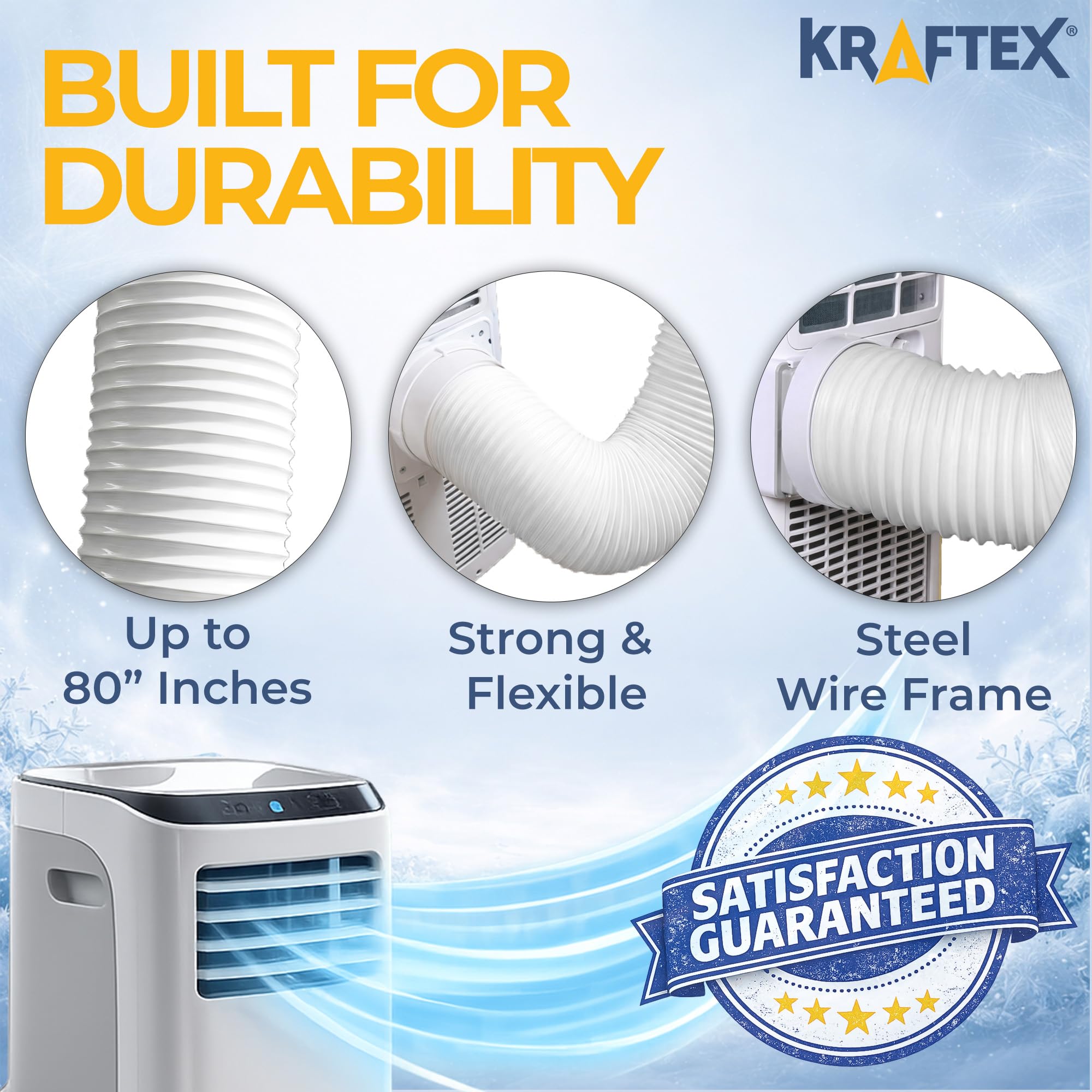 Kraftex hose with twist-lock design for easy installation