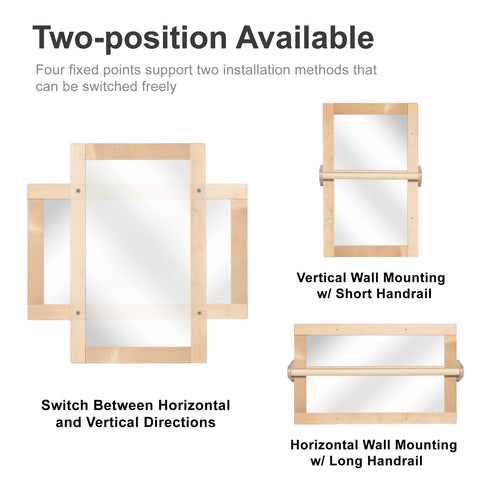 KRAND vertical mounting option to fit tight spaces