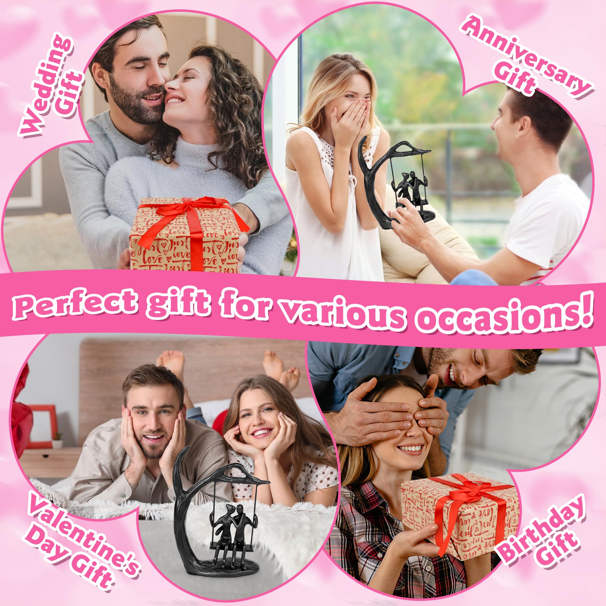 Kresecioo pink love keepsake with double sided engraving a romantic daily reminder.
